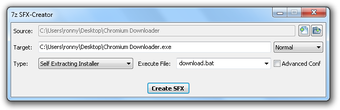 Image 0 for 7z SFX-Creator