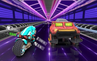 Imagen 1 para Futuristic Tron Bike Race…