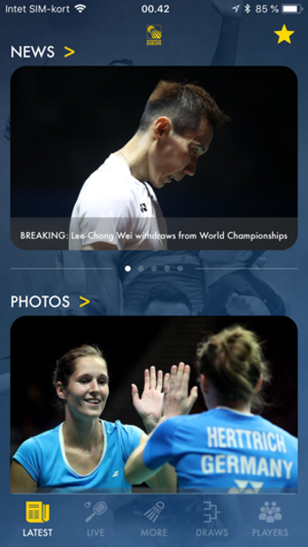 Image 3 for Badminton Live - rank & s…