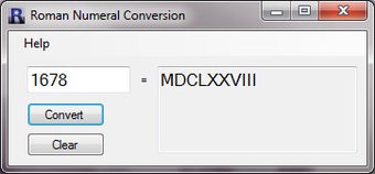 Image 1 for Roman Numeral Conversion
