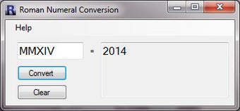 Image 0 for Roman Numeral Conversion