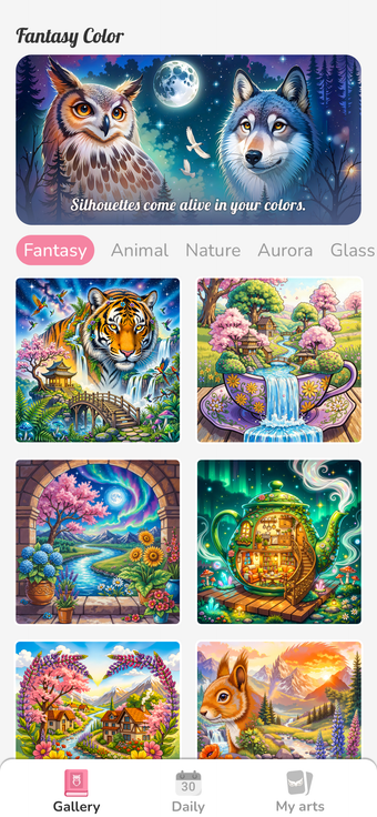 Imagen 0 para Fantasy Color by Numbers