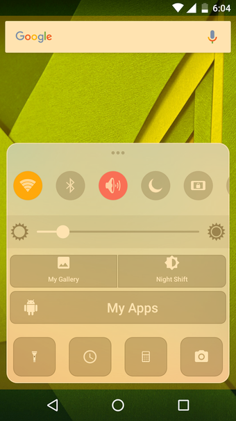 Image 0 for OS 10 Control Center