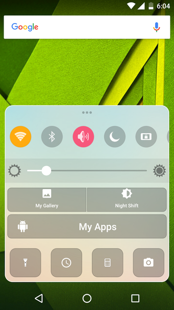 Image 1 for OS 10 Control Center