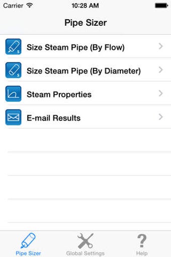 Image 0 for HVAC Pipe Sizer - Steam