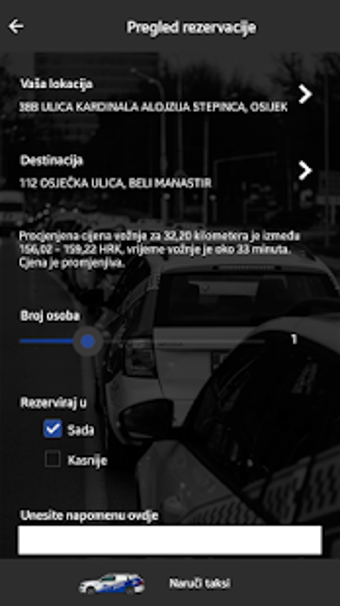 Image 1 for Osjeki taxi  aplikacija z…