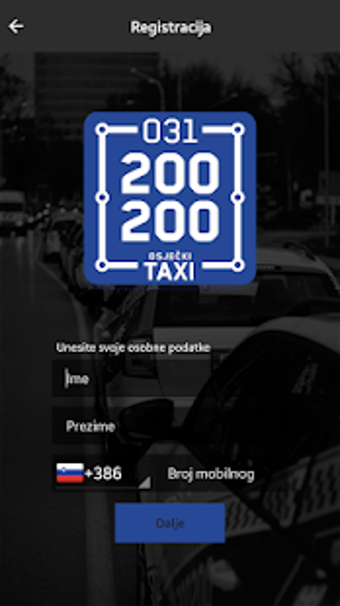 Image 0 for Osjeki taxi  aplikacija z…