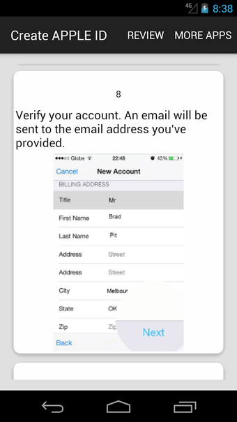 Image 3 for How To Create an APPLE ID