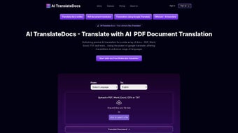 Image 0 for AI TranslateDocs