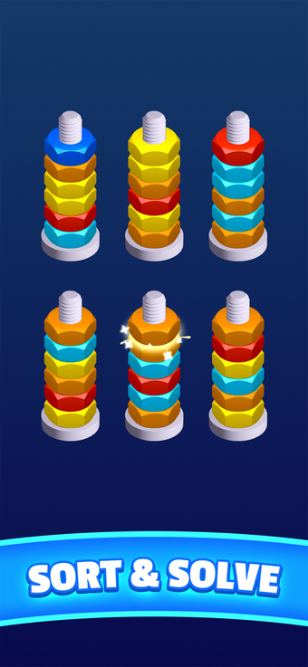 Image 0 for Nut Sort :Color Sorting M…