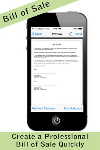 Image 0 for Pocket Bill of Sale Lite