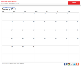 Imagen 0 para Free Printable Calendars