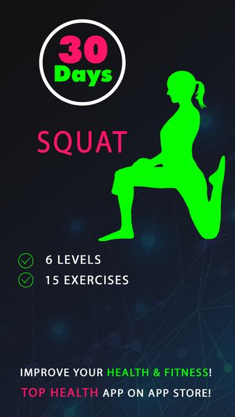 Image 0 for 30 Day Squat Challenge Wo…
