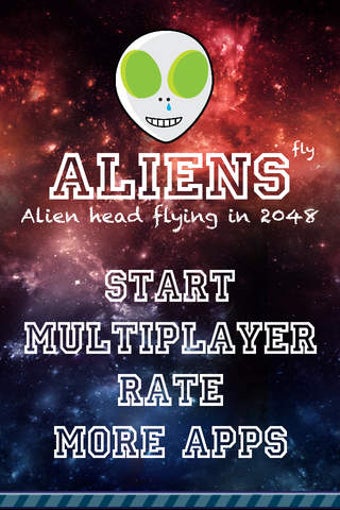 Imagen 0 para Aliens Fly - Alien head f…