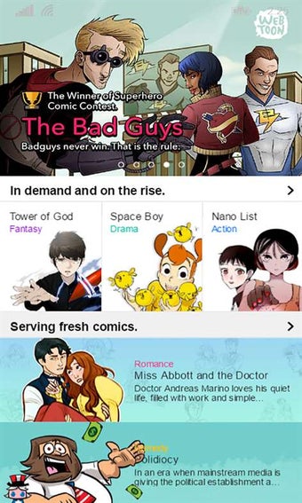 Imagen 1 para LINE WEBTOON Comics for W…