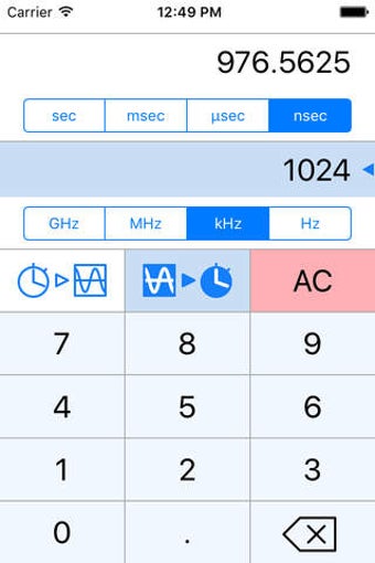 Imagen 0 para Sec-Hz Converter