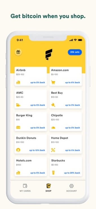 Image 0 for Fold: Bitcoin Cashback Re…