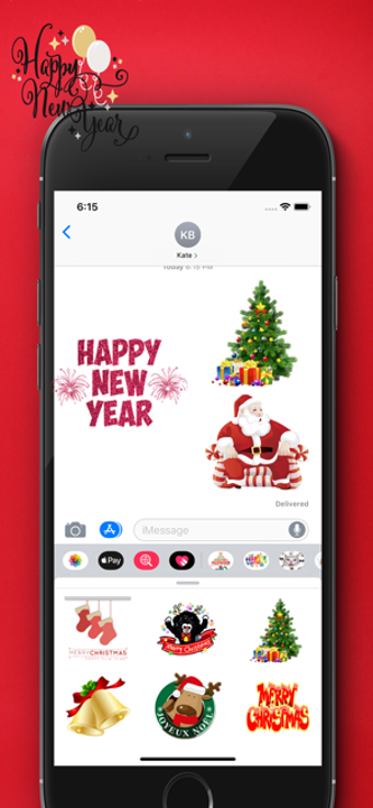 Imagen 2 para Happy New Year Sticker 20…