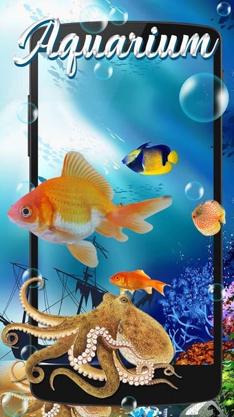 Imagen 1 para Aquarium Fish Live Wallpa…
