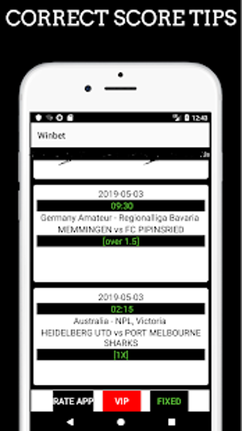 Image 1 for Correct score football  f…
