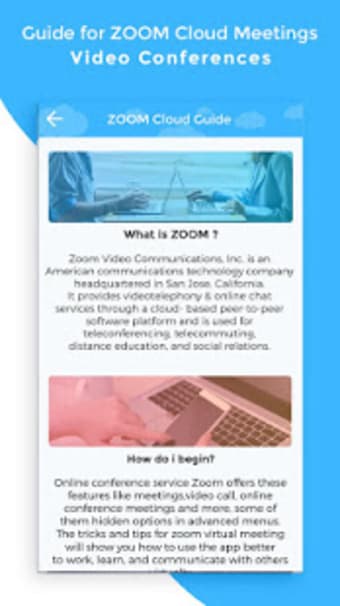Image 2 for Guide for ZOOM Cloud Meet…