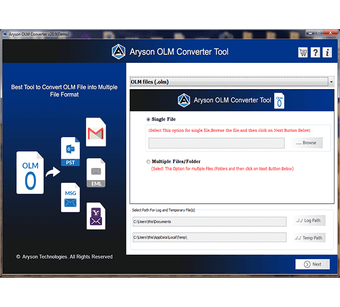 Image 0 for Aryson OLM Converter