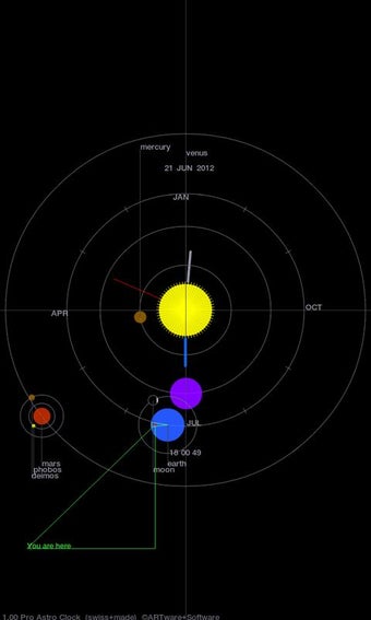 Imagen 2 para Pro Astro Clock LWP