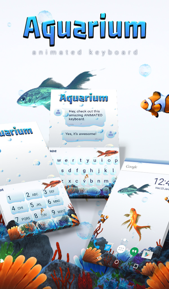 Imagen 2 para Aquarium Animated Keyboar…