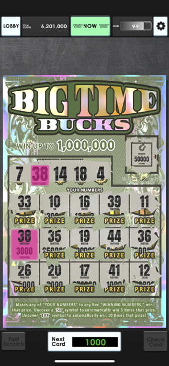 Image 1 for Lucky Lottery Scratchers