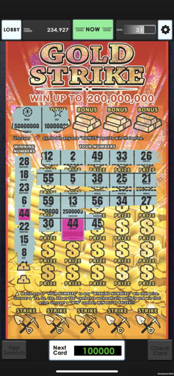 Image 3 for Lucky Lottery Scratchers