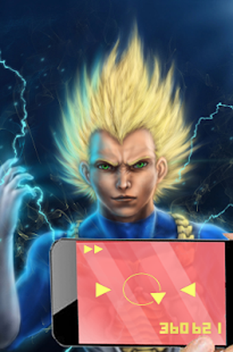 Imagen 2 para Saiyan Scouter Power Leve…