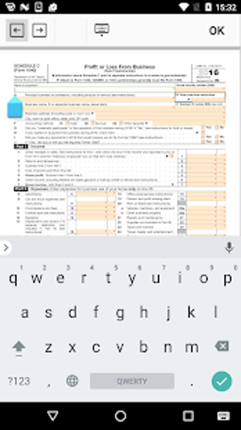 Image 1 for PDF Form 1040 Schedule C:…
