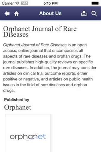 Image 0 for Orphanet Journal of Rare …