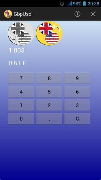 Image 0 for Pound Dollar Converter GB…