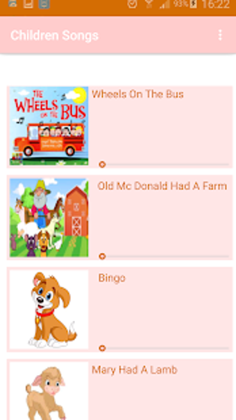 Imagen 0 para Children Songs (No Intern…