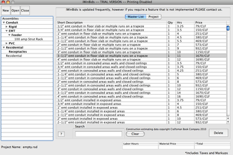 Image 0 for iWInBids Estimation Softw…