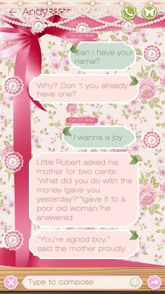 Image 0 for GO SMS PRO ROMANTIC ROSE …