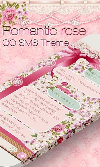 Image 2 for GO SMS PRO ROMANTIC ROSE …