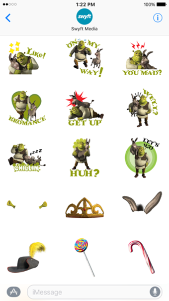 Image 2 for Shrek Movie Stickers