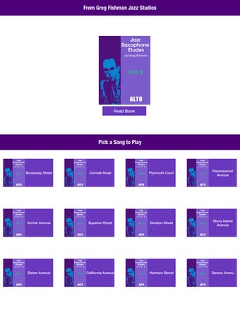 Image 0 for Jazz Saxophone Etudes Vol…