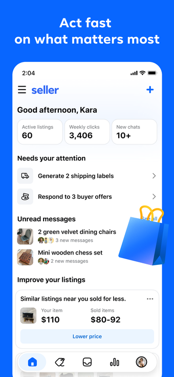 Imagen 0 para Seller a Facebook app