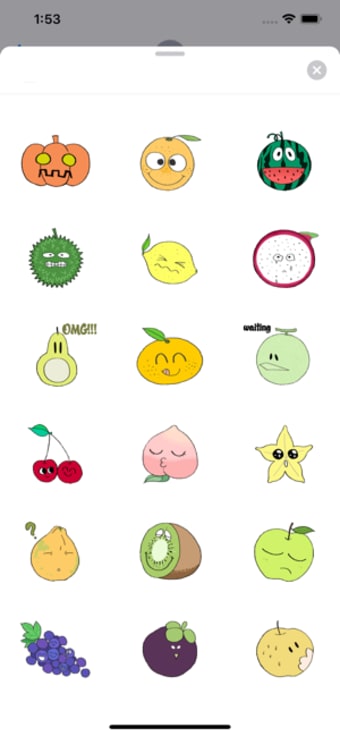 Image 1 for Moving Funny Fruits Face …