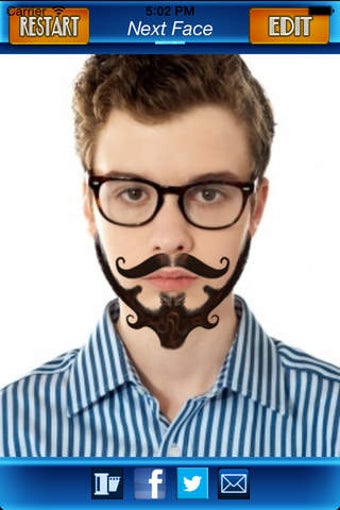 Image 0 for Mustache Photo Fun: Blend…