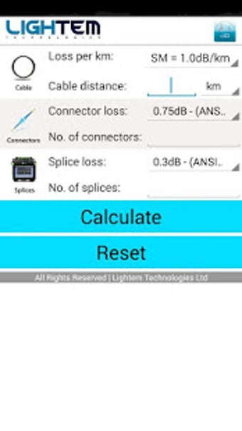 Image 1 for Fiber Optics Loss Calcula…