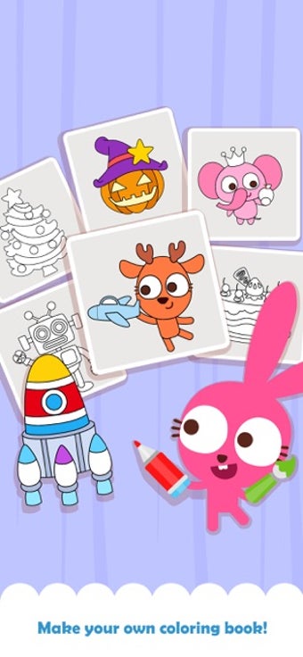 Image 2 for Purple Pink Happy Colorin…