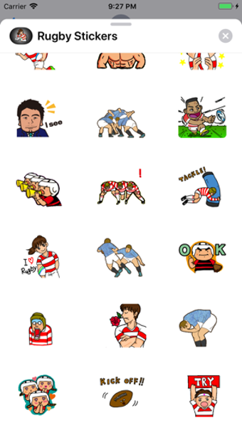 Image 2 for Rugby Stickers