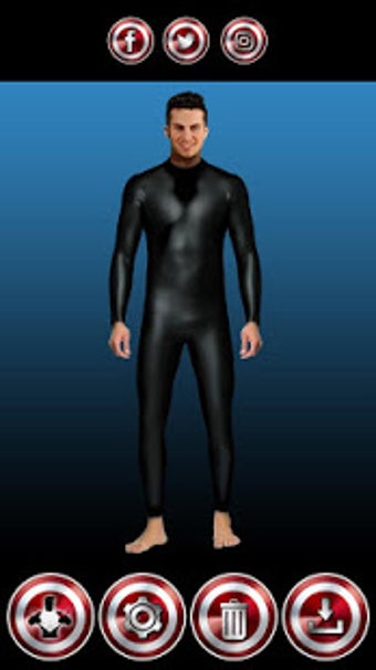 Image 3 for Superhero Suit Photo Fram…