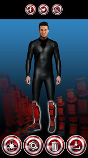 Imagen 2 para Superhero Suit Photo Fram…