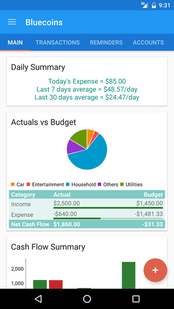 Imagen 2 para Bluecoins Finance: Budget…