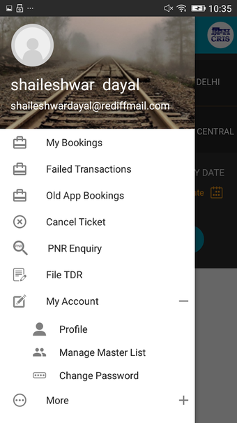 Image 1 for IRCTC Rail Connect - for …